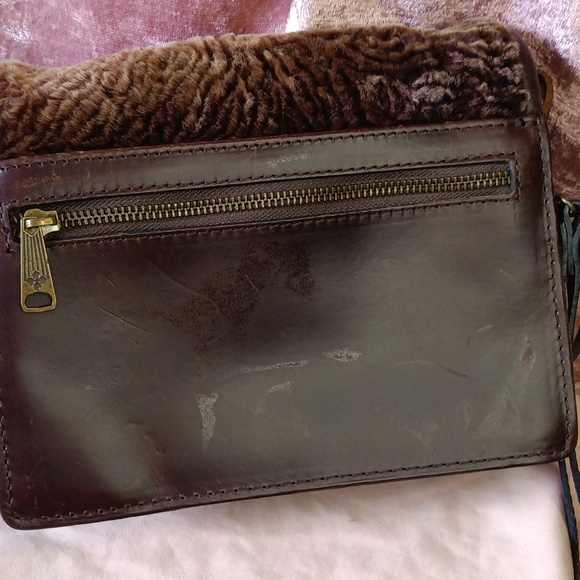 Patricia Nash Leather/Fur Crossbody - Picture 4 of 11